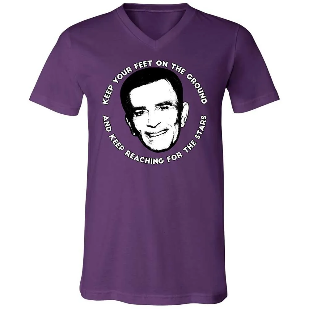 Unisex V-Neck T-Shirt - LL9QPEV7 - Team Purple - 10