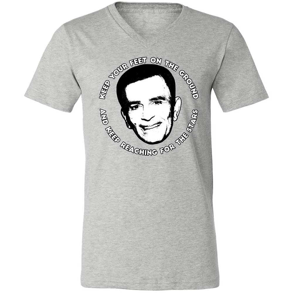 Unisex V-Neck T-Shirt - LL9QPEV7 - Athletic Heather - 15