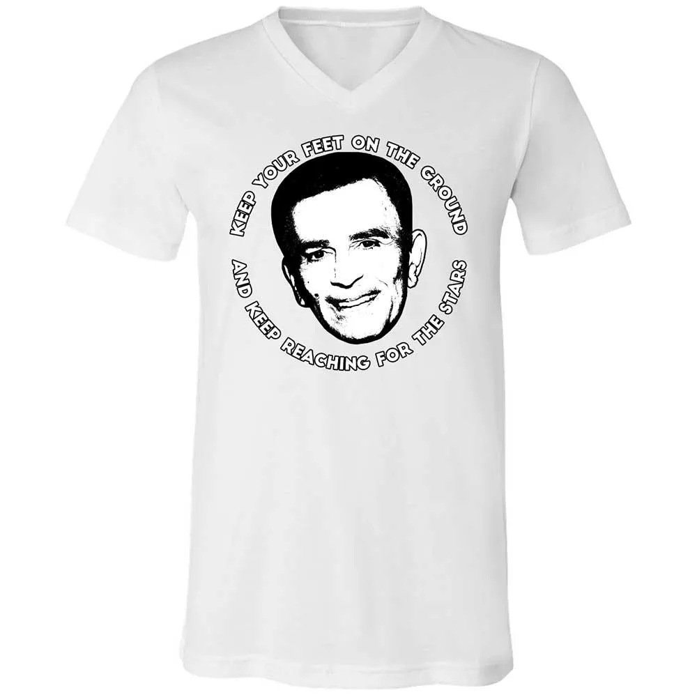 Unisex V-Neck T-Shirt - LL9QPEV7 - White - 16