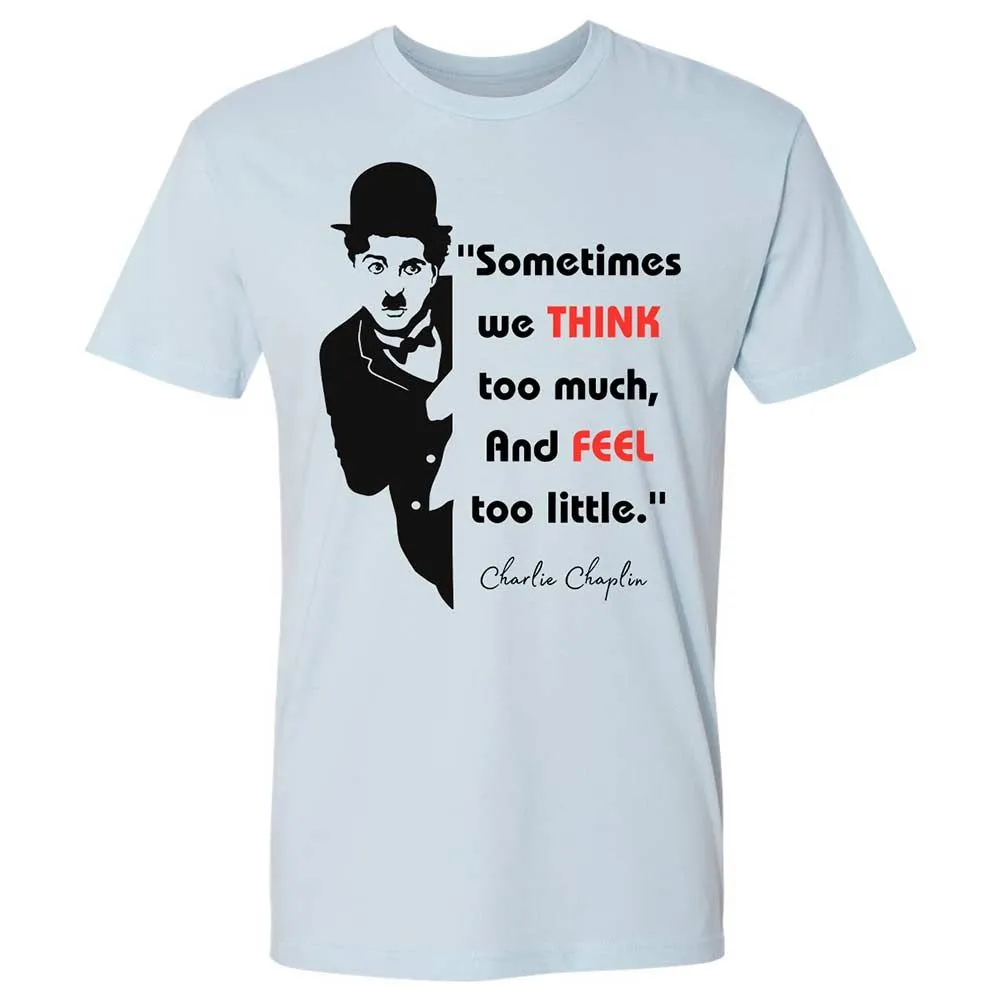 Sometimes we think too much - Light Blue - 4