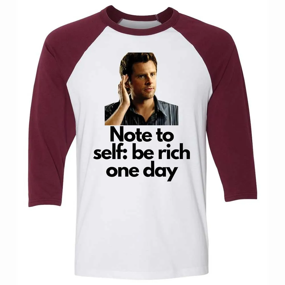 Unisex 3/4 Baseball Tee - 75TUEDPK - White/Maroon - 7