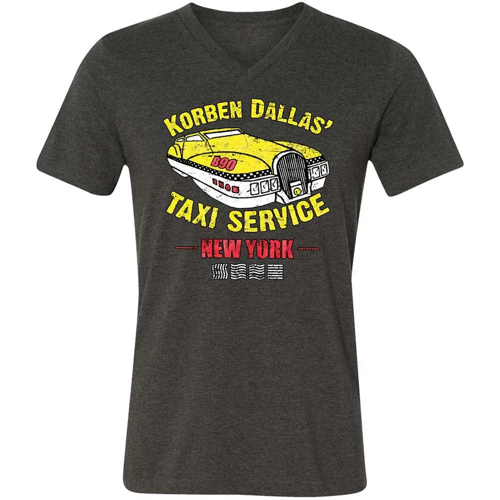 Unisex V-Neck T-Shirt - DMQGD5WP - Dark Grey Heather - 9