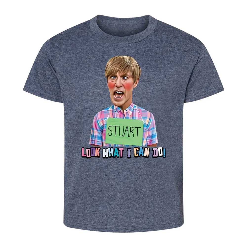 Kids T-Shirt - E7GXKW8F - Heather Navy - 15