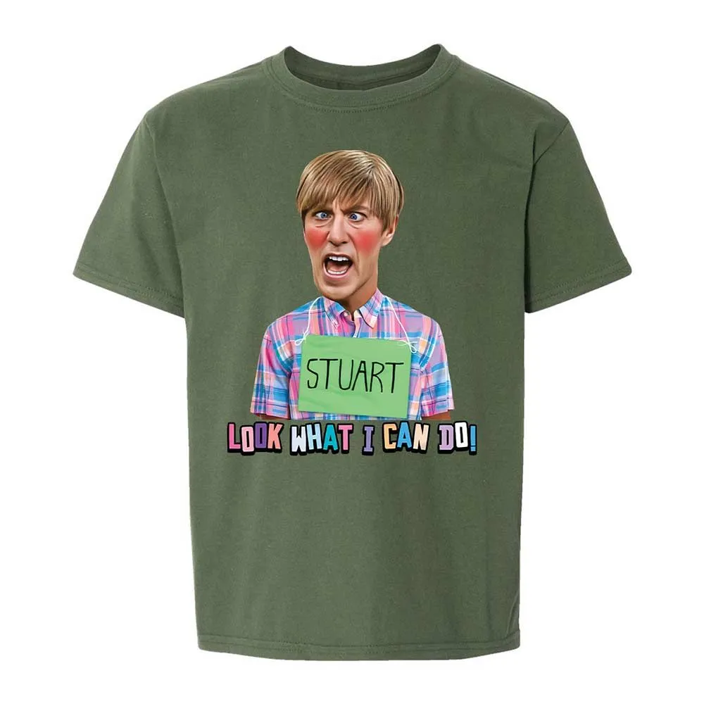 Kids T-Shirt - E7GXKW8F - Military Green - 20