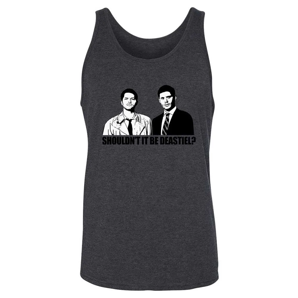 Unisex Jersey Tank - SKY8VZV6 - Dark Grey Heather - 10