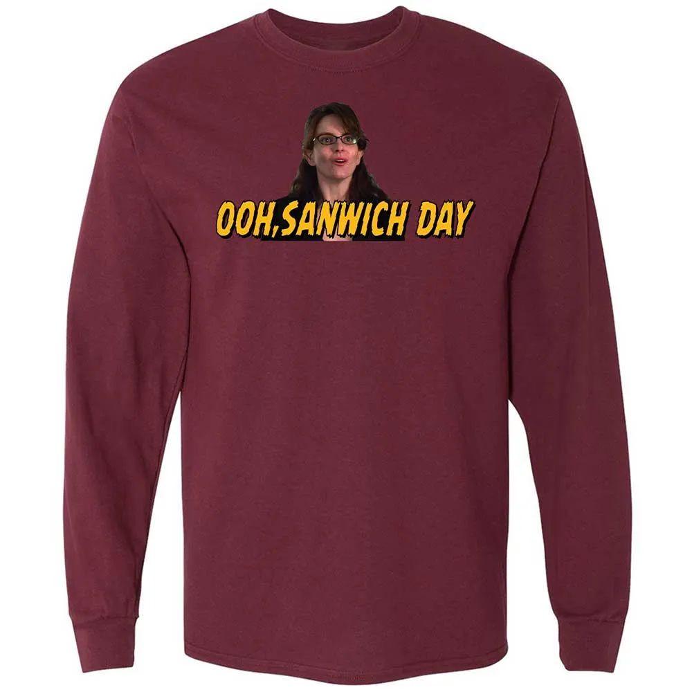 Long Sleeve T-Shirt - Z8CKP1RS - Maroon - 16