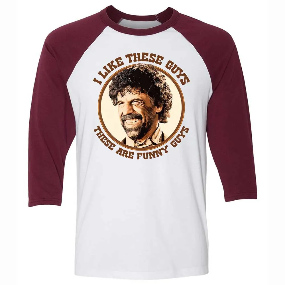 Unisex 3/4 Baseball Tee - GQW1269R - White/Maroon - 7