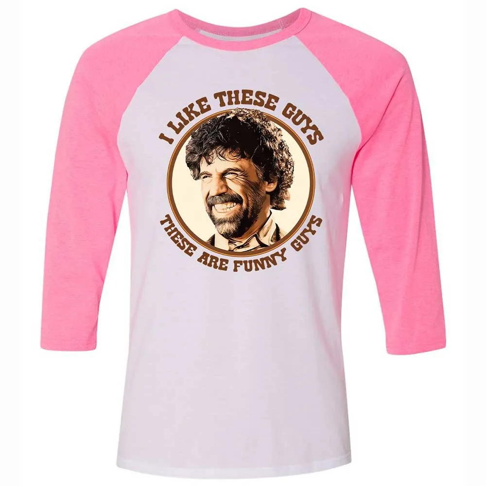 Unisex 3/4 Baseball Tee - GQW1269R - White/Neon Pink - 12