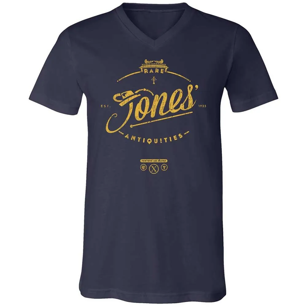 Unisex V-Neck T-Shirt - M6GULHET - Navy - 2