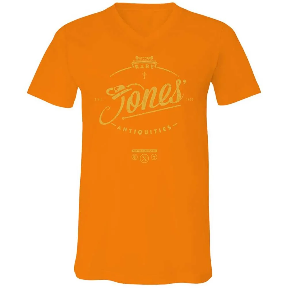 Unisex V-Neck T-Shirt - M6GULHET - Orange - 12