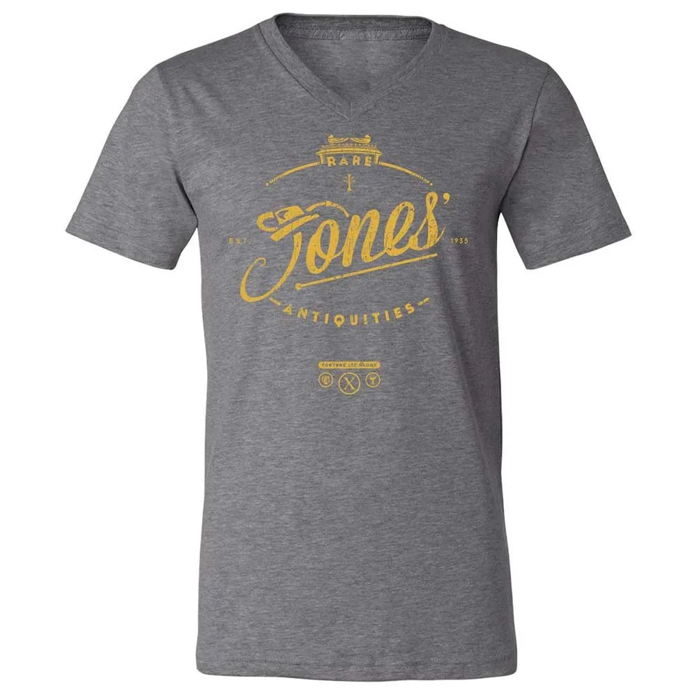 Unisex V-Neck T-Shirt - M6GULHET - Deep Heather - 14