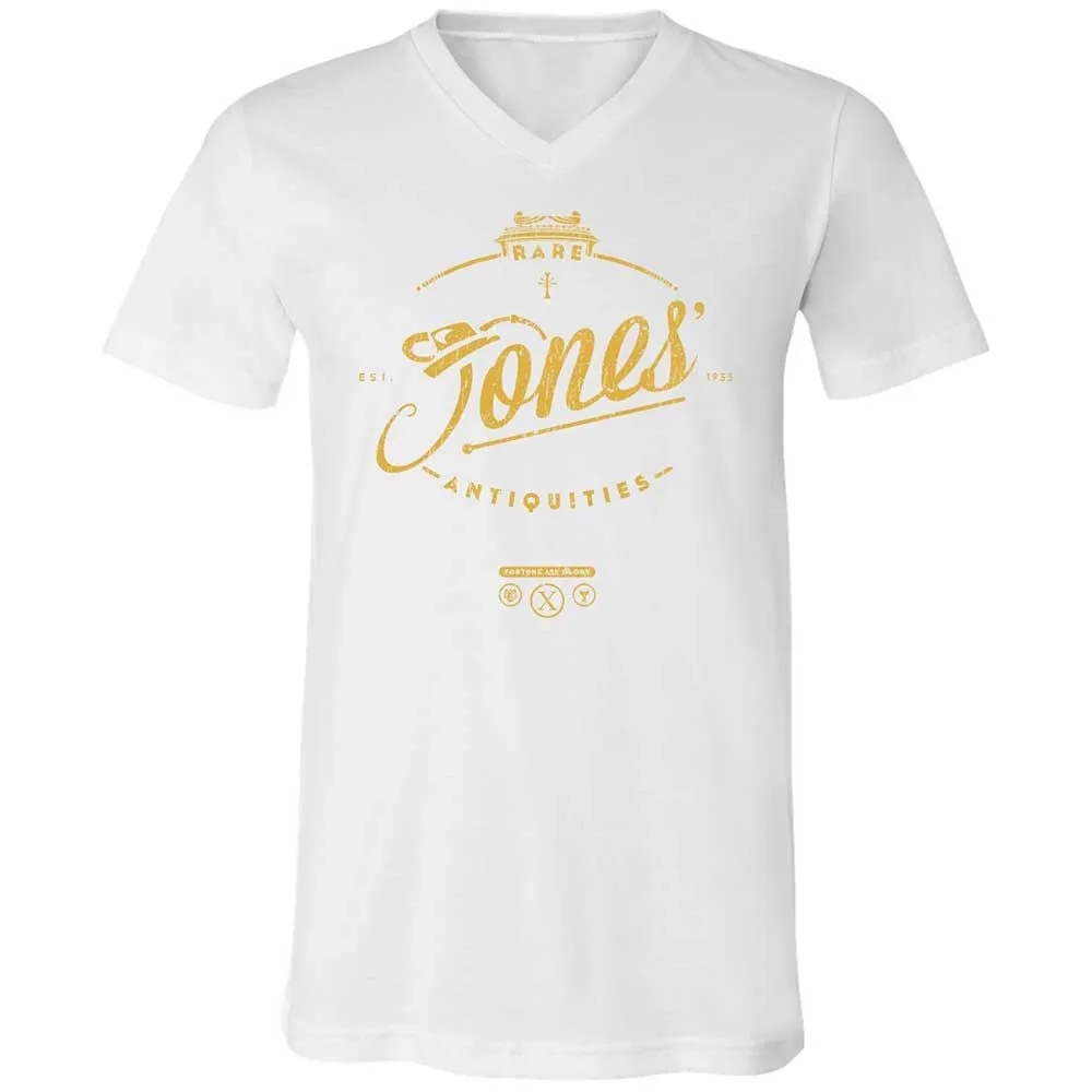 Unisex V-Neck T-Shirt - M6GULHET - White - 16