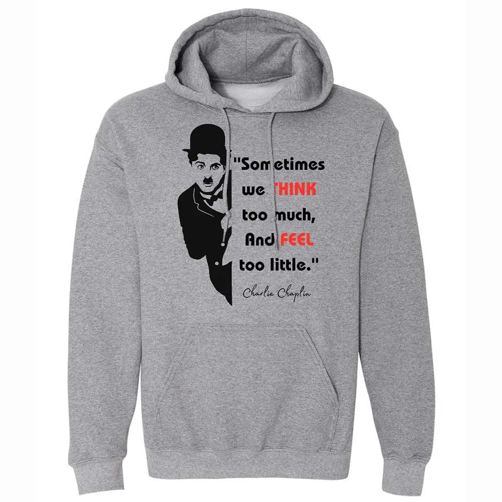 Sometimes we think too much - Graphite Heather - 17