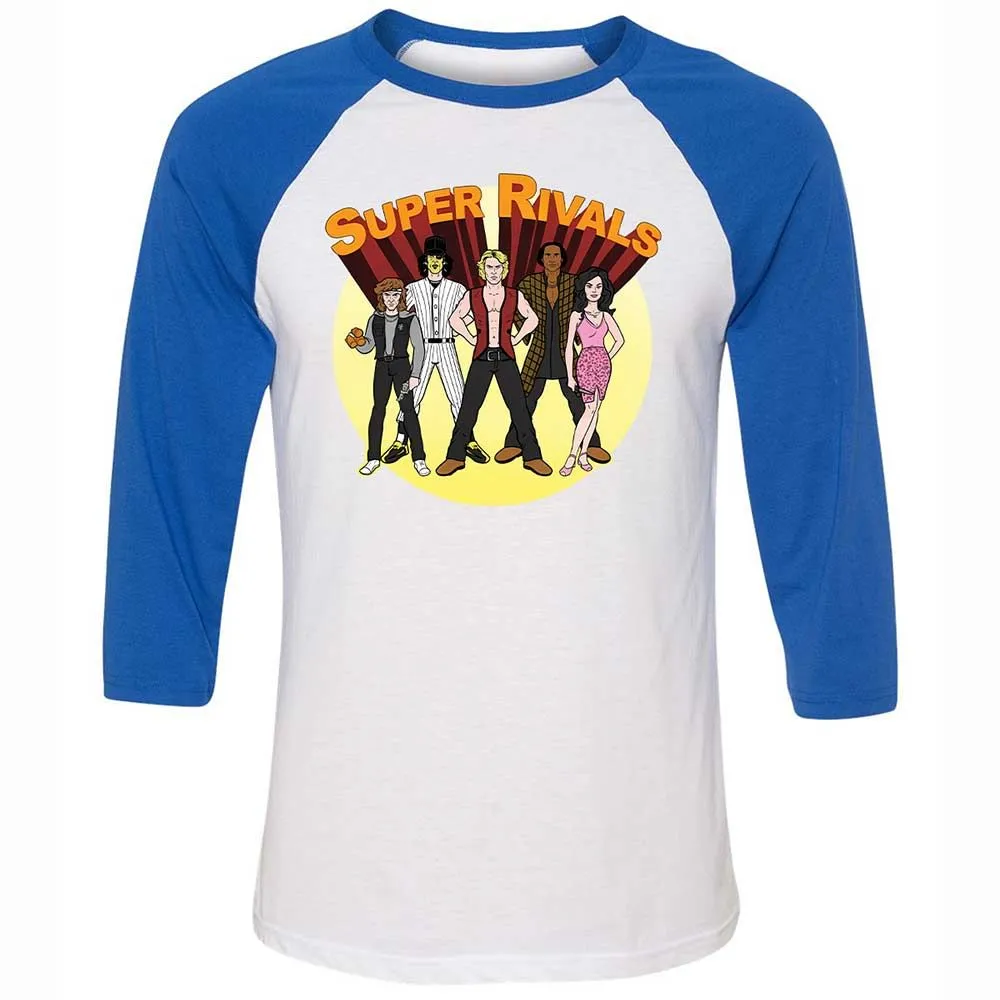 Unisex 3/4 Baseball Tee - AUF56ETR - White/True Royal - 10