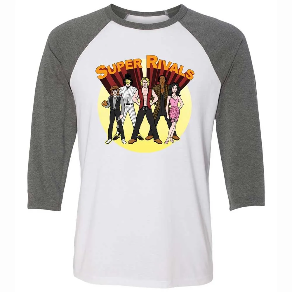 Unisex 3/4 Baseball Tee - AUF56ETR - White/Deep Heather - 11