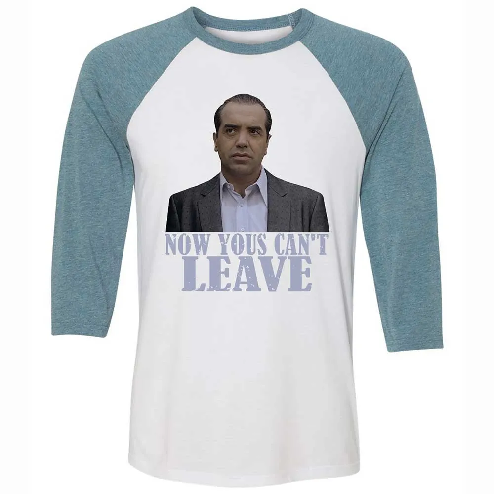 Unisex 3/4 Baseball Tee - MT96VEUY - White/Denim - 3