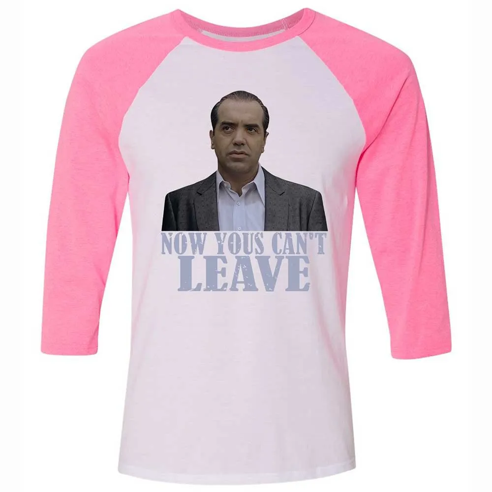 Unisex 3/4 Baseball Tee - MT96VEUY - White/Neon Pink - 12