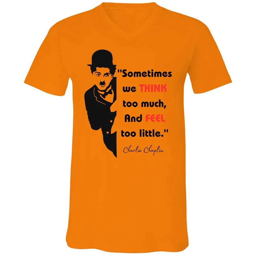 Sometimes we think too much - Orange - 7