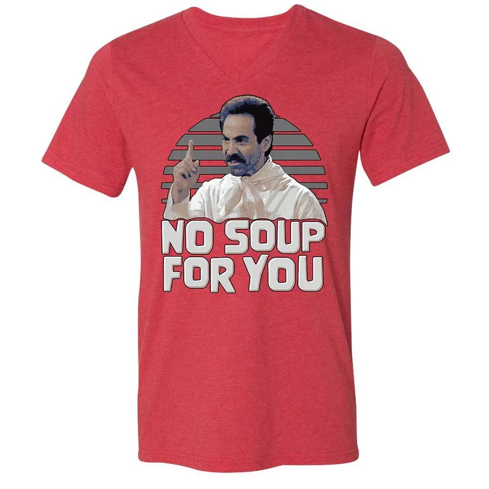 No Soup For You - Heather Red - 7