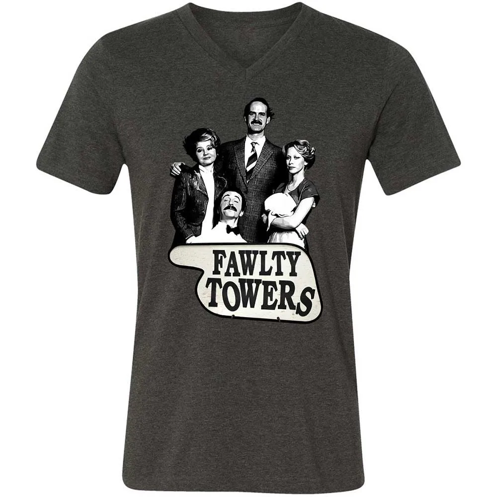 Basil Fawlty - Dark Grey Heather - 8