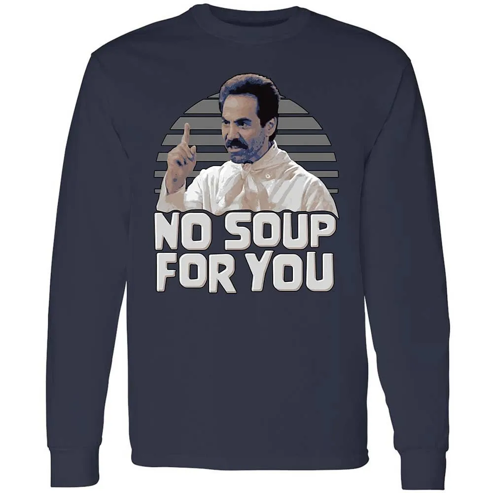 No Soup For You - Navy - 2