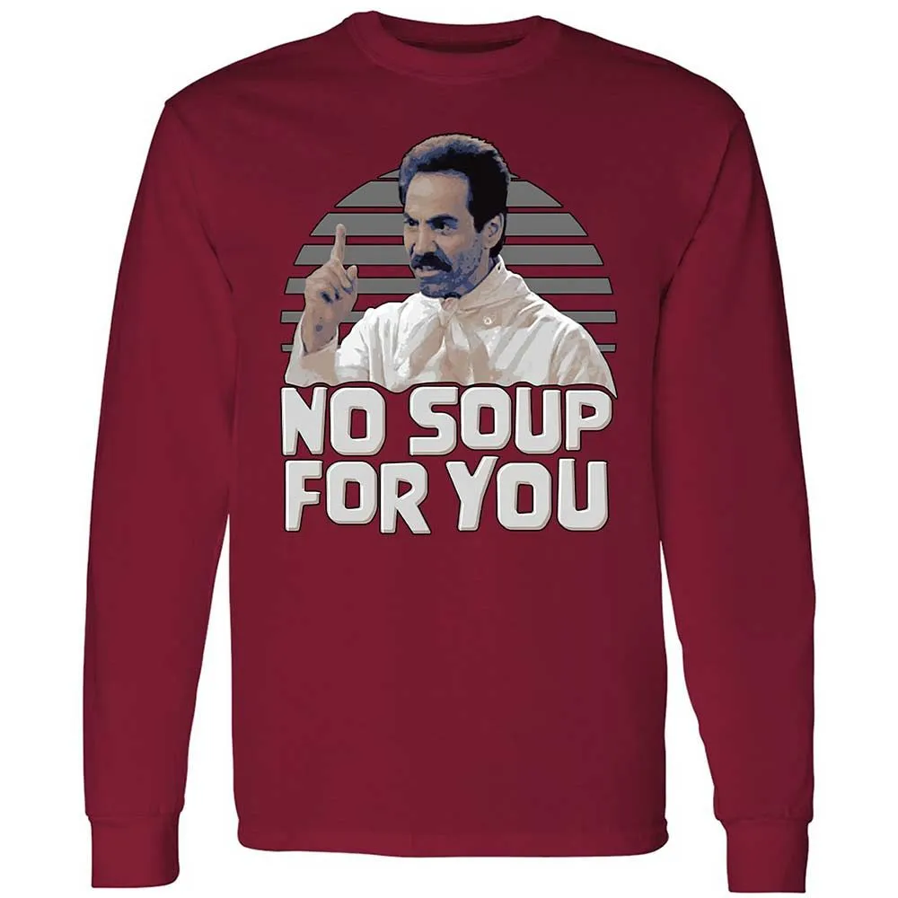 No Soup For You - Cardinal Red - 7