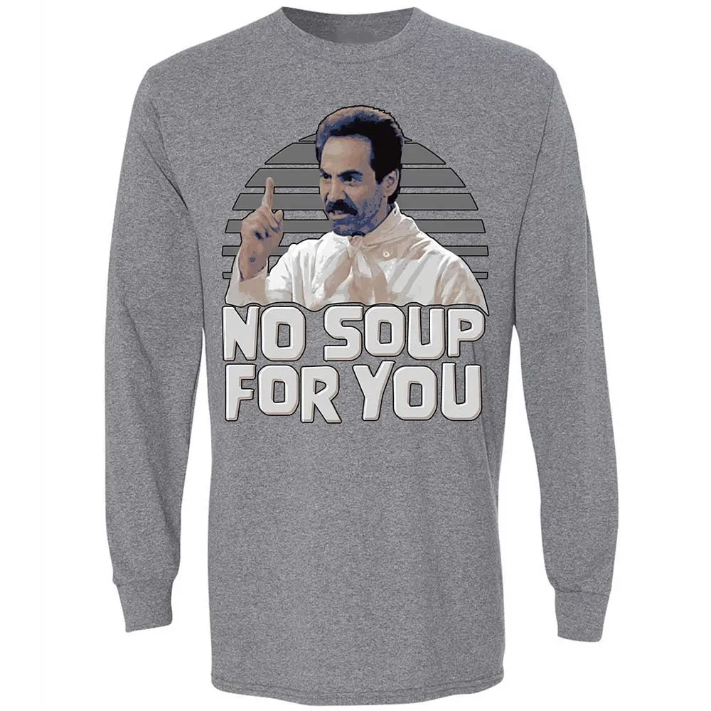 No Soup For You - Graphite Heather - 8