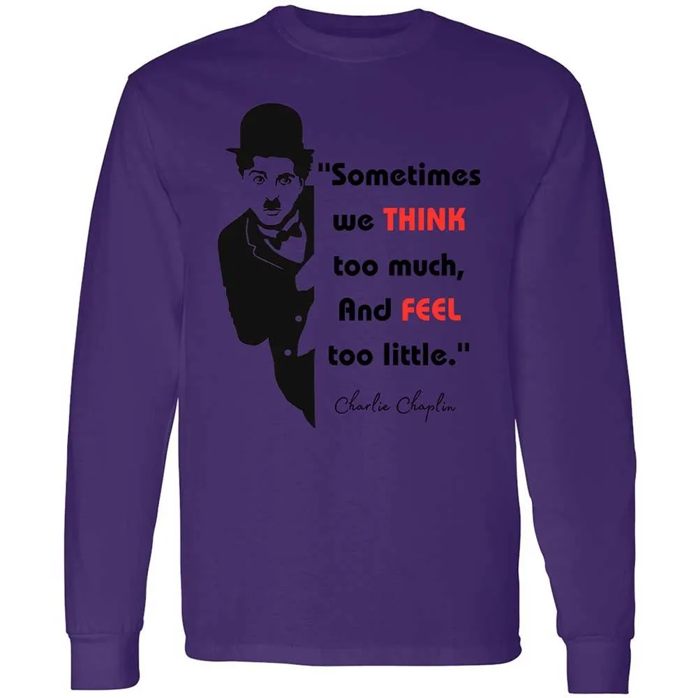 Sometimes we think too much - Purple - 9