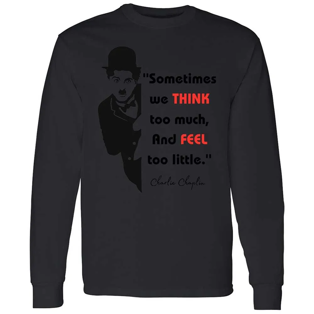Sometimes we think too much - Black - 12