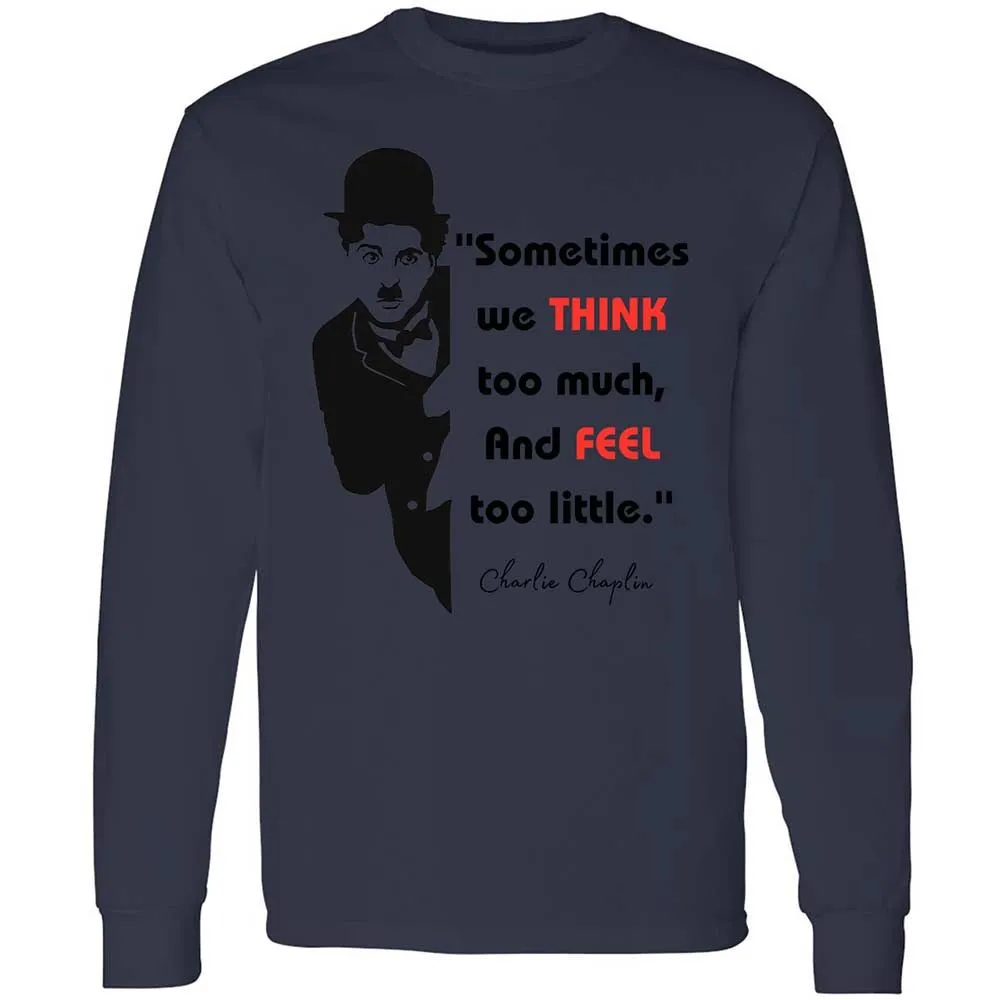 Sometimes we think too much - Navy - 13