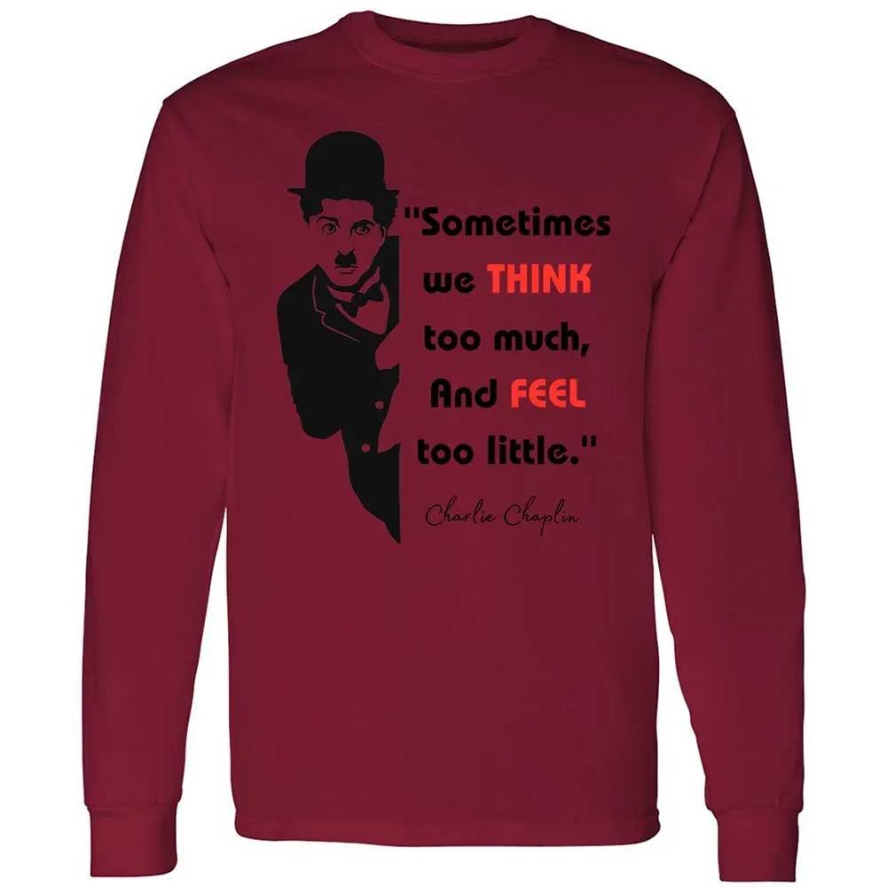 Sometimes we think too much - Cardinal Red - 17