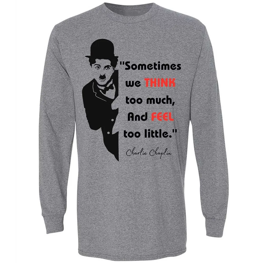 Sometimes we think too much - Graphite Heather - 18