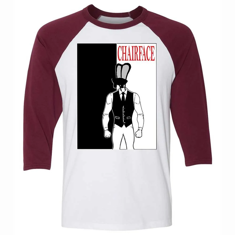 Chairface - White/Maroon - 7