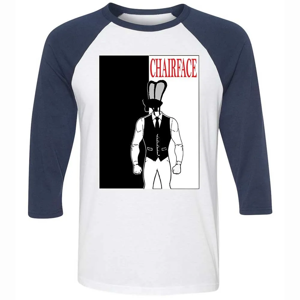 Chairface - White/Navy - 8