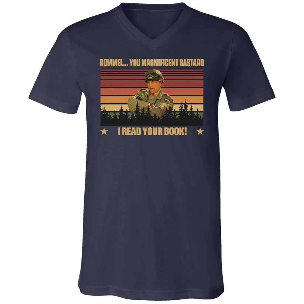 Unisex V-Neck T-Shirt - RA5WNKBZ - Navy - 2