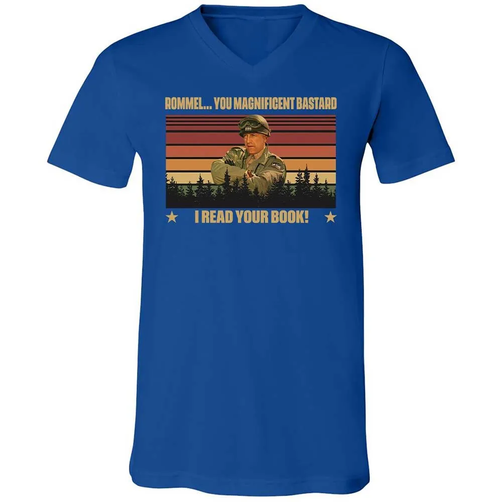 Unisex V-Neck T-Shirt - RA5WNKBZ - True Royal - 4
