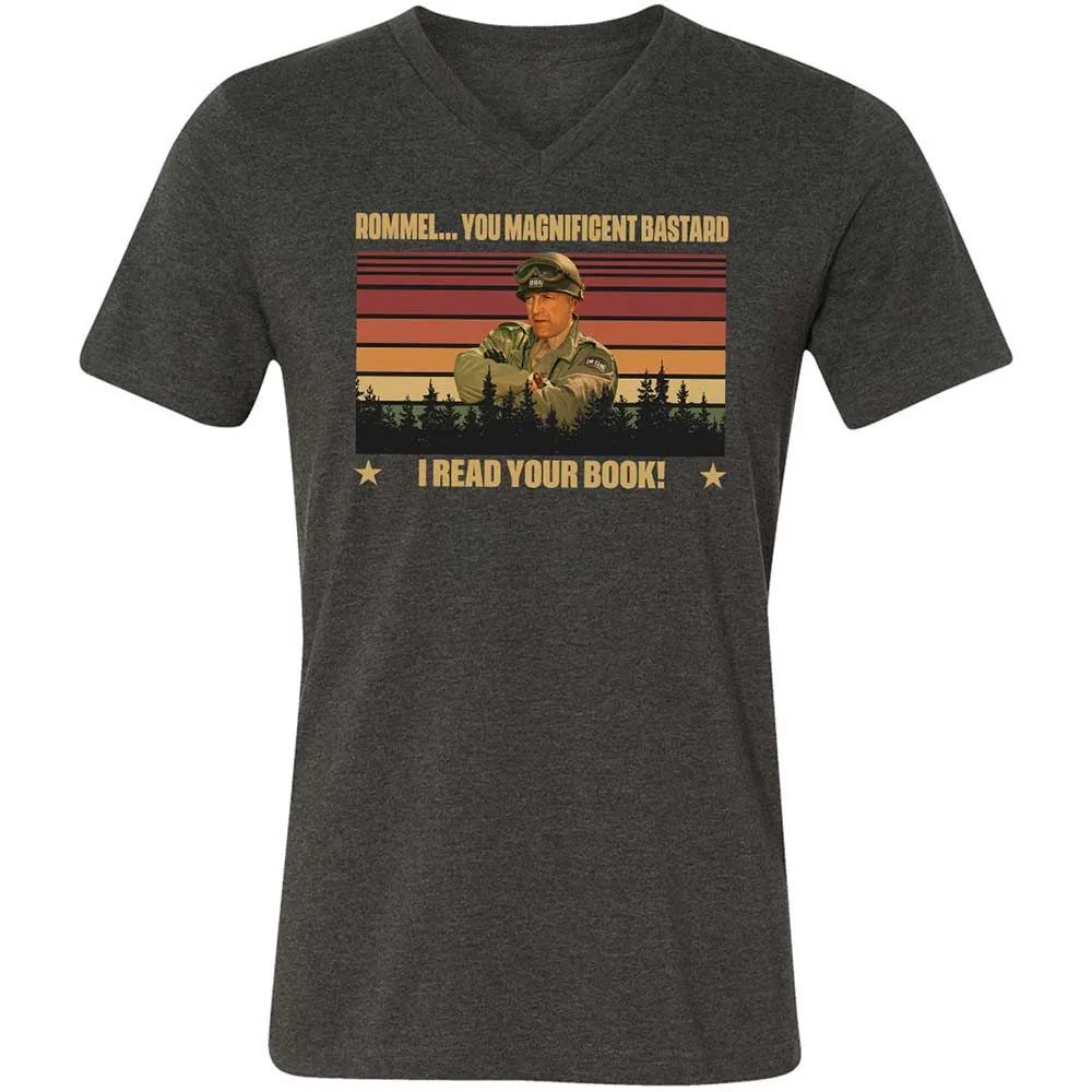 Unisex V-Neck T-Shirt - RA5WNKBZ - Dark Grey Heather - 9