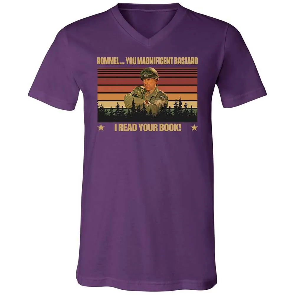 Unisex V-Neck T-Shirt - RA5WNKBZ - Team Purple - 10