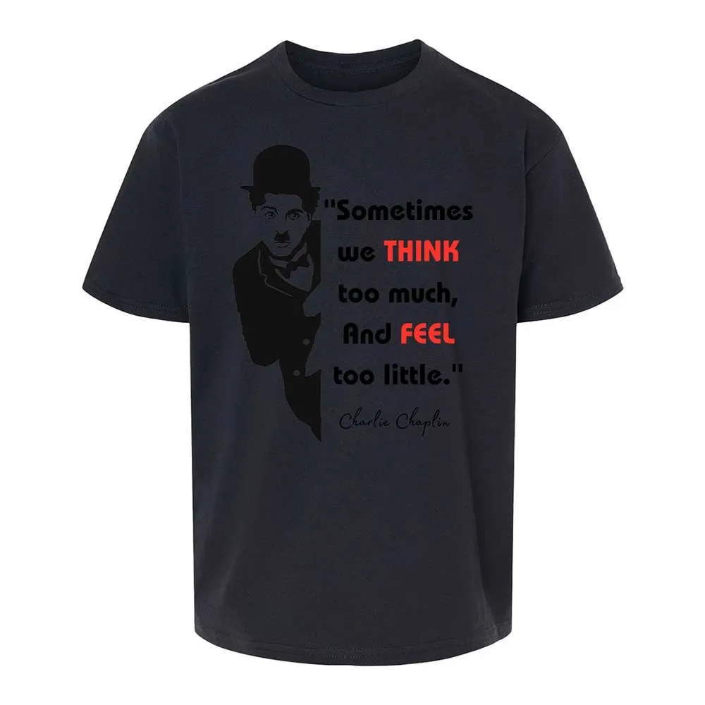 Sometimes we think too much - Black - 7