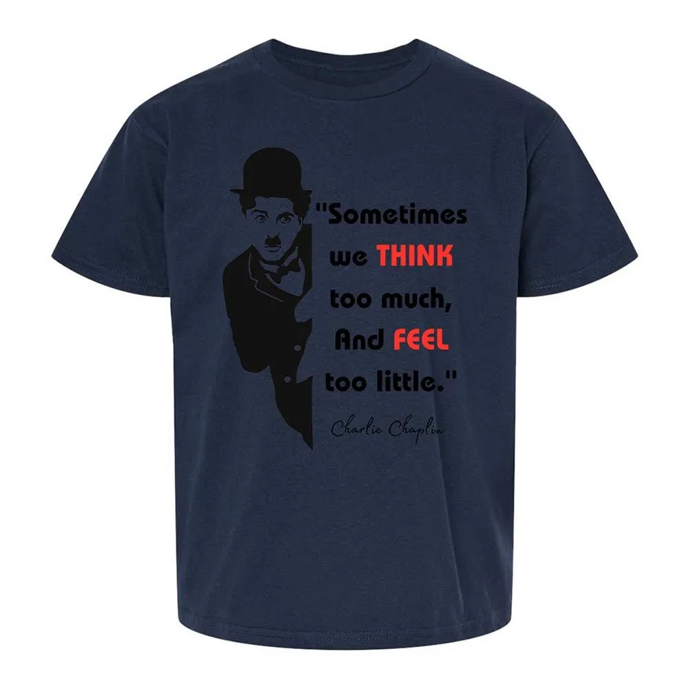 Sometimes we think too much - Navy - 8