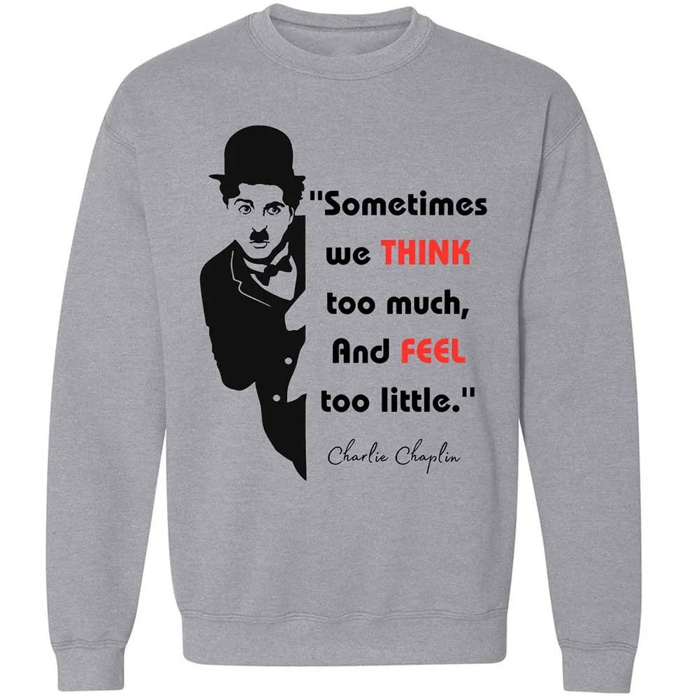 Sometimes we think too much - Sport Grey - 3