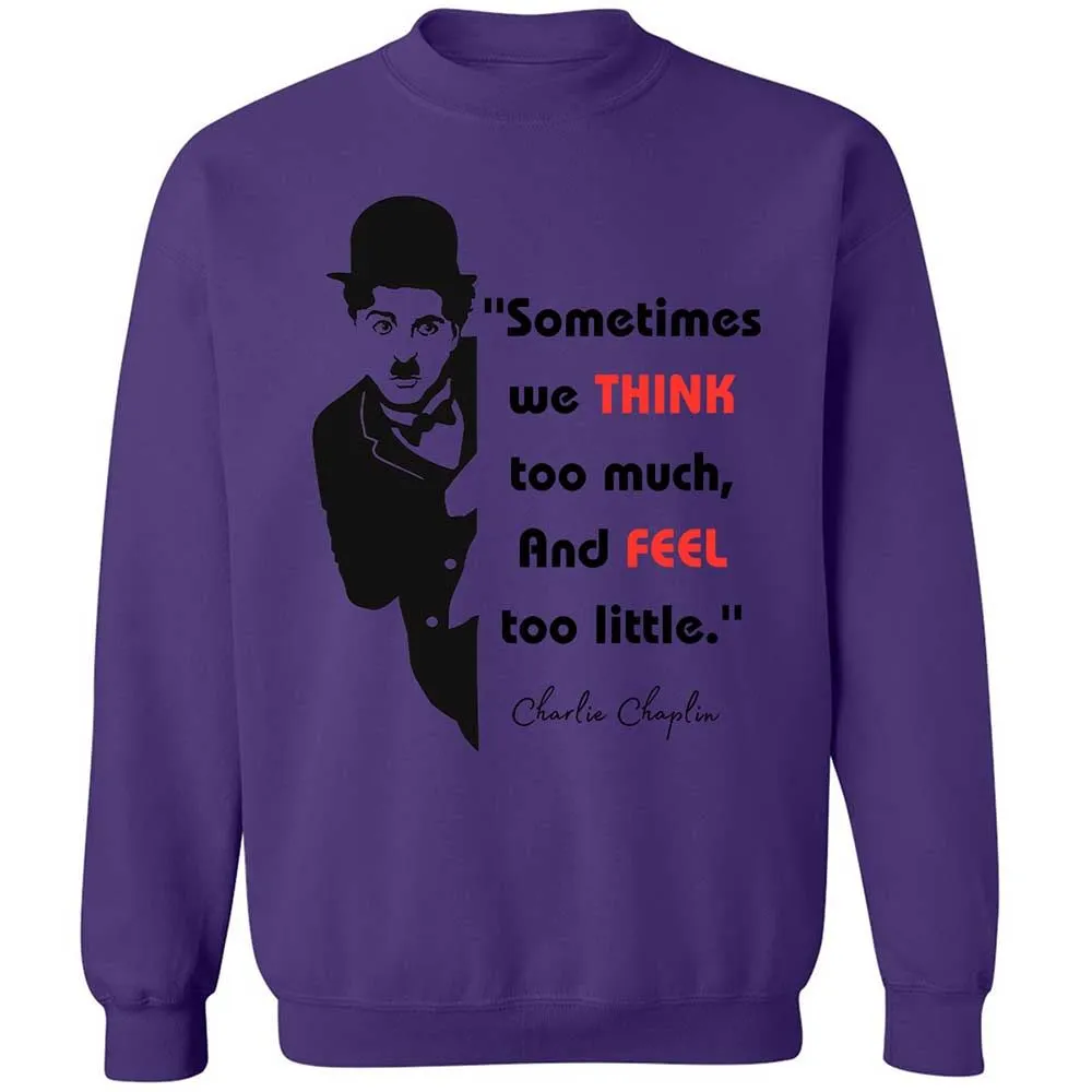 Sometimes we think too much - Purple - 10