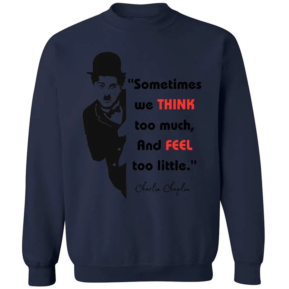 Sometimes we think too much - Navy - 15