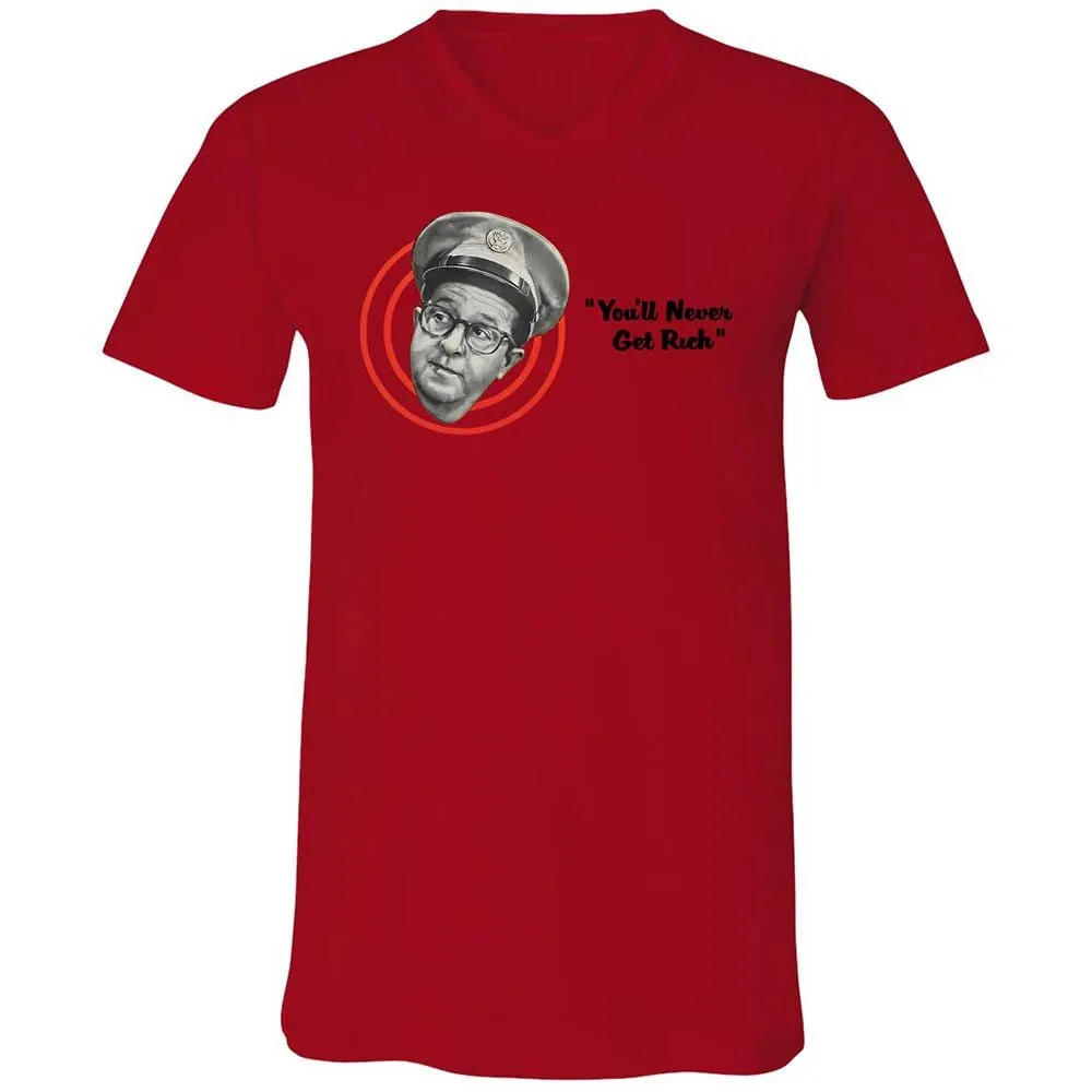 Unisex V-Neck T-Shirt - L3WWZC14 - Red - 5