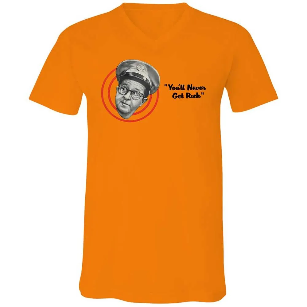 Unisex V-Neck T-Shirt - L3WWZC14 - Orange - 7