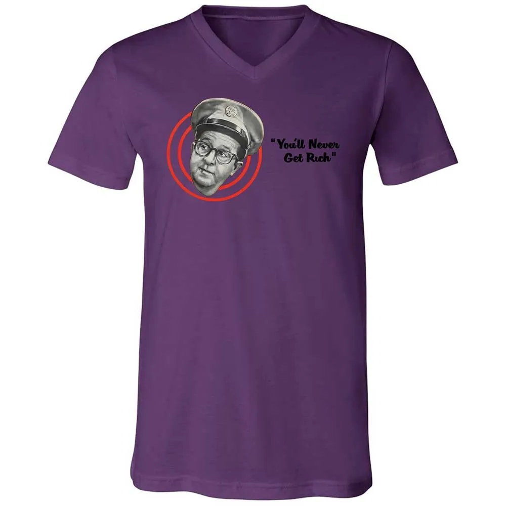 Unisex V-Neck T-Shirt - L3WWZC14 - Team Purple - 10