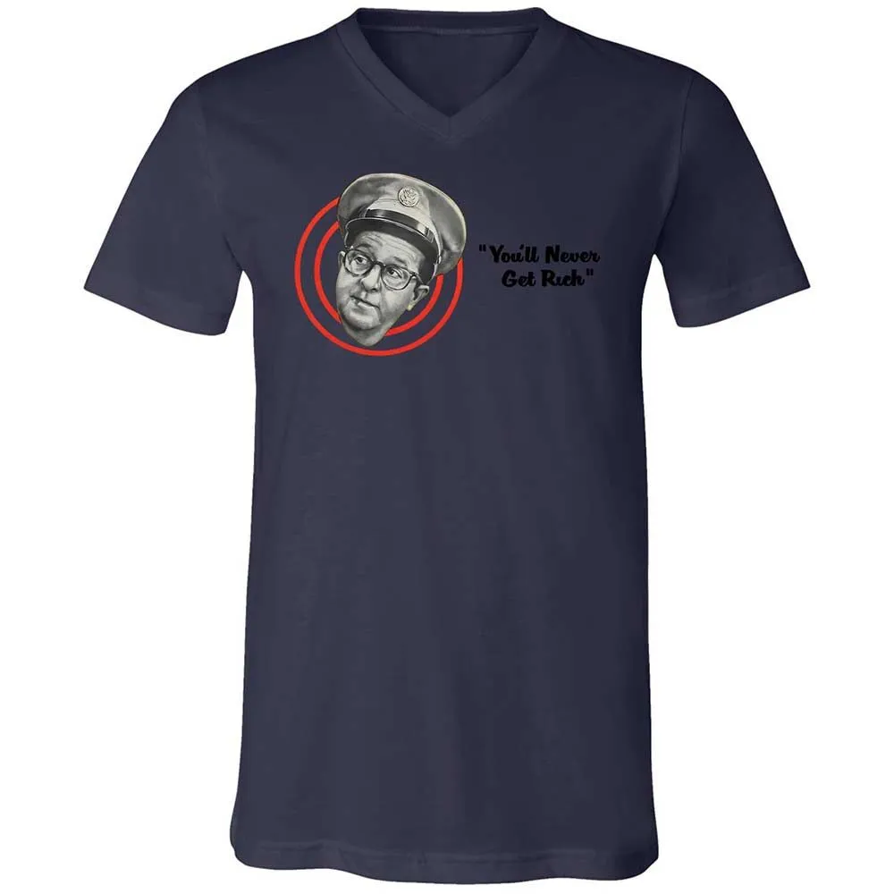 Unisex V-Neck T-Shirt - L3WWZC14 - Navy - 12