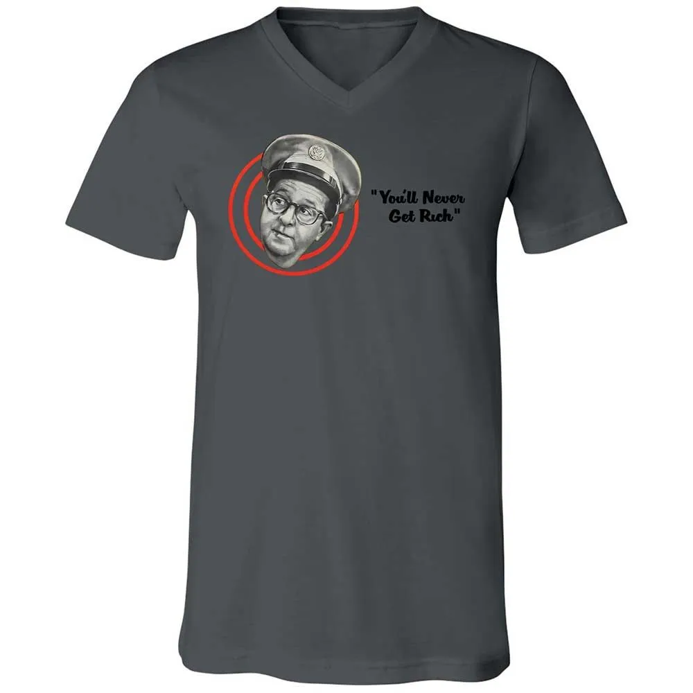 Unisex V-Neck T-Shirt - L3WWZC14 - Asphalt - 16