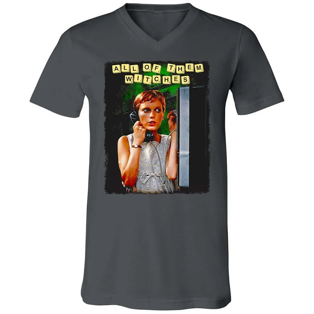 Unisex V-Neck T-Shirt - W98HCEUS - Asphalt - 13