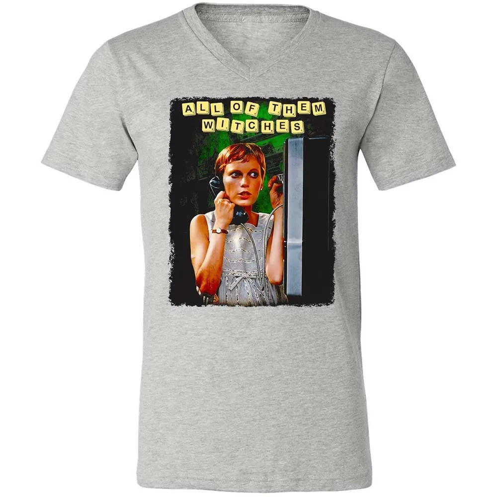 Unisex V-Neck T-Shirt - W98HCEUS - Athletic Heather - 15
